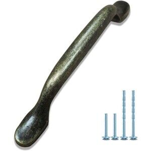 6 Pack Bow Pulls Vintage Furniture Handles Bronze Cabinet Drawer Handle 5"